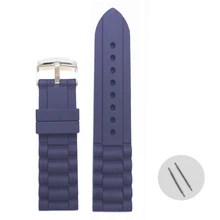 16 шт. 22 мм Красивая Темно-синяя силиконовая форма-украшение для торта унисекс для ремешка часов WB1002L22JB