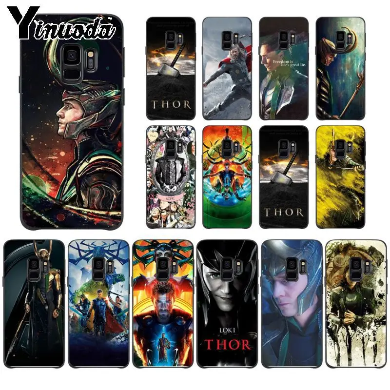 Yinuoda Loki Thor Custom Photo мягкий чехол для телефона Samsung Galaxy s9 s8 plus note 8 note9 s7 Чехлы