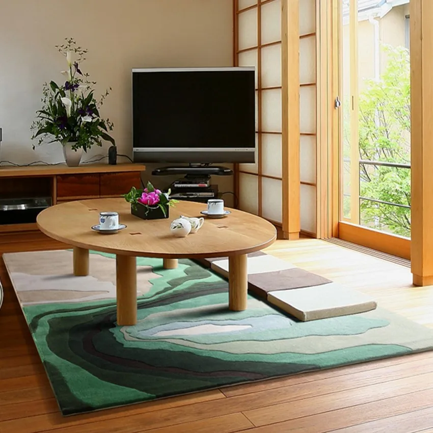 Сезон скамейки террасы утолщенный шерстяной ковер, большой размер 80% шерсть художественный ковер для гостиной прикроватный ковер украшение дома ковер