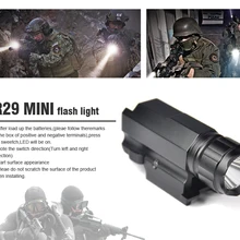 200 люмен пистолет факел CREE светодиодный тактический пистолет фонарик лампа с креплением для Пеший Туризм Кемпинг