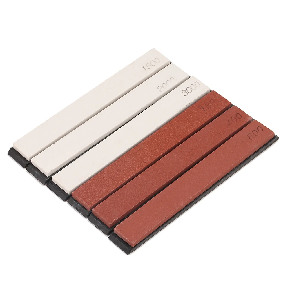 

6PCS grit diamond knife sharpener Angle sharpening stone Whetstone Professional Knife Sharpener tool bar