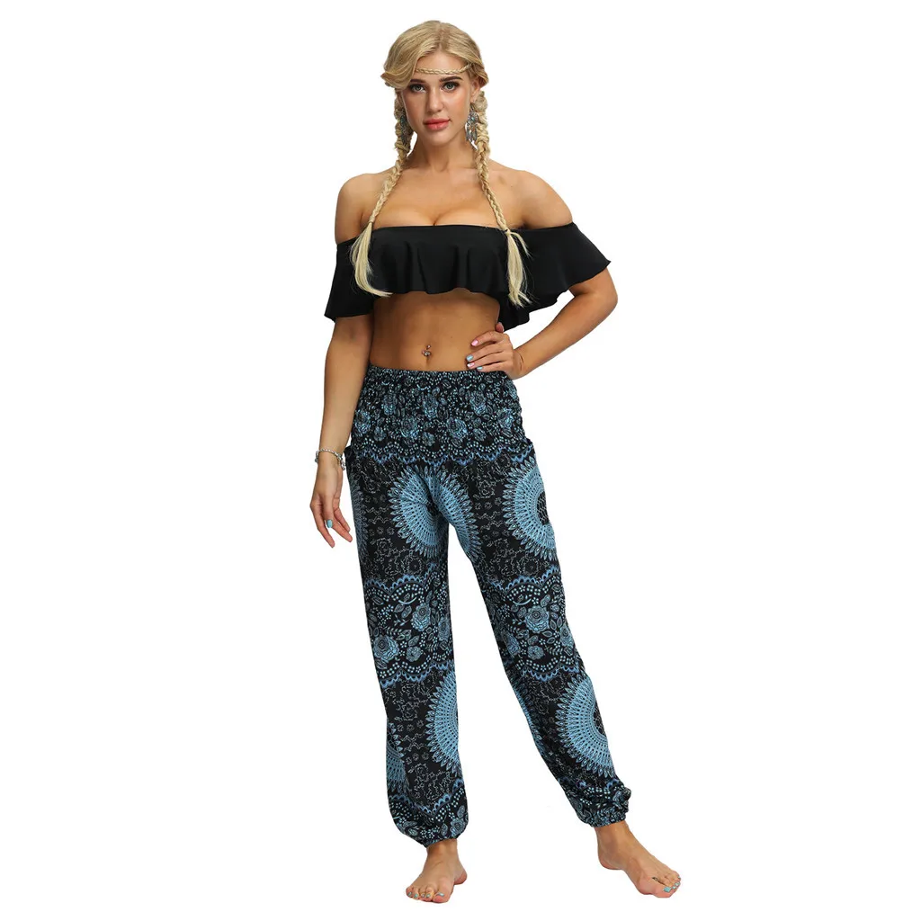 Повседневные свободные женские штаны-шаровары; pantalones mujer pantalones de mujer; уличная одежда; коллекция года; хиппи; мешковатые Boho Aladdin брюки; Z4