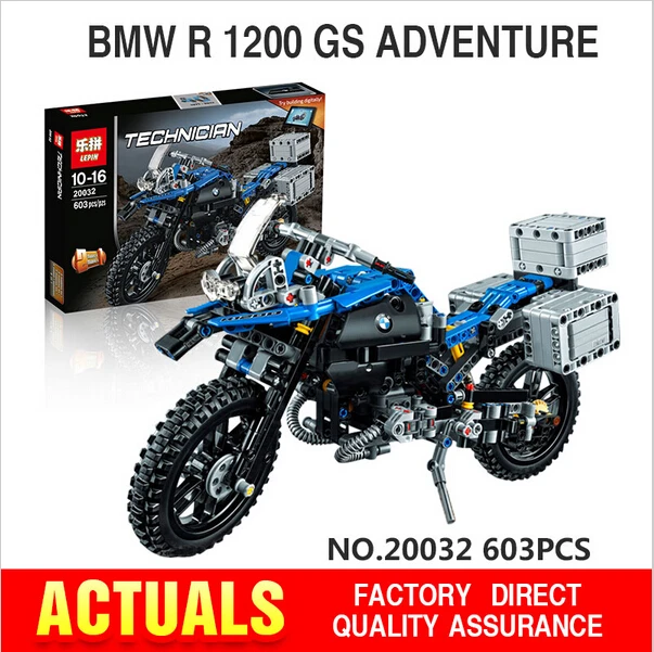 

2017 New Lepin 20032 Technic Series The BAMW Off-road Motorcycles R1200 GS Building Blocks Bricks Educational Toys 42063