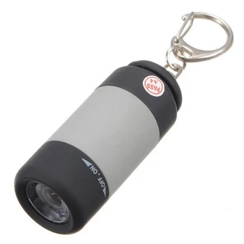 

2pcs Fashion Mini Portable Flashlight Key Chain LED Key Buckle JA55