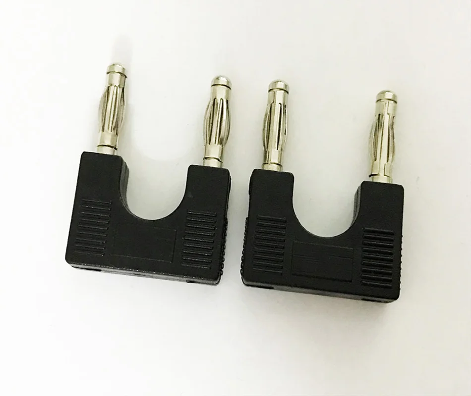 100pcs 4mm Copper Short Circuit Banana Plug Connector for Binding Post