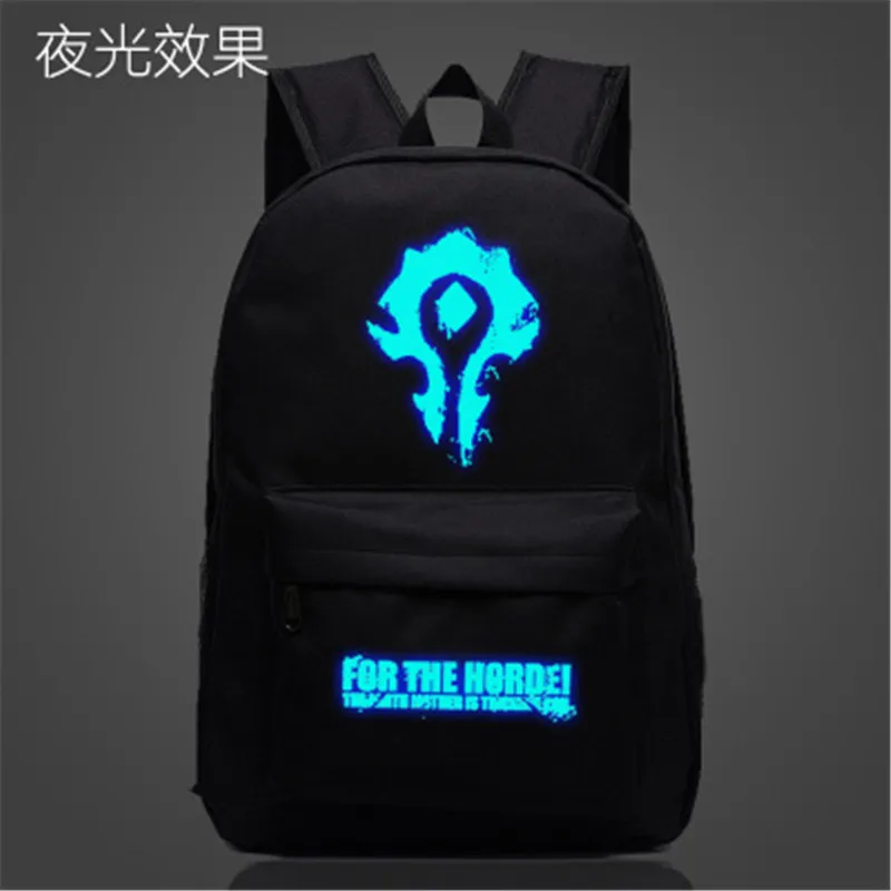 Рюкзак Horde World Of Glow In Dark школьная сумка для книг ноутбука мальчиков и девочек