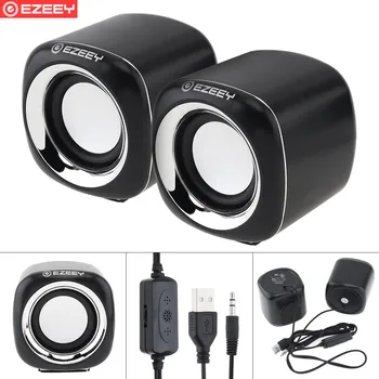 

A1 3W Portable Mini USB 2.0 Notebook Subwoofer Loud Speaker with 3.5mm Stereo Jack Support Volume Control for Computer PC Laptop