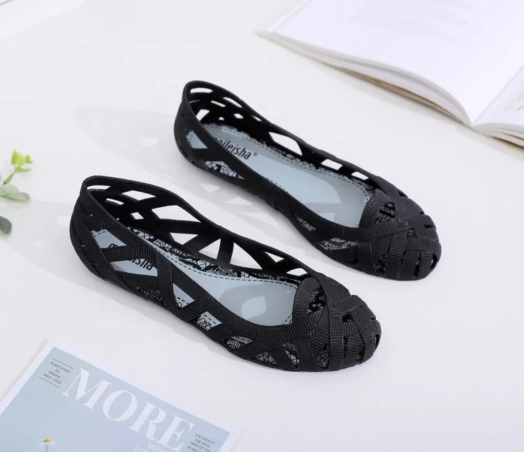 Женские сандалии Melissa 2019 желе из дышащего материала в римском стиле пляжные