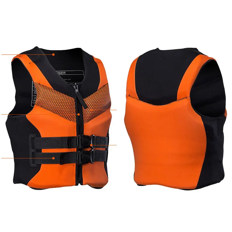 Adult Swimming Life Vest Neoprene Life Jacket Surfing, Boating, Drifting, Water sports Men's
