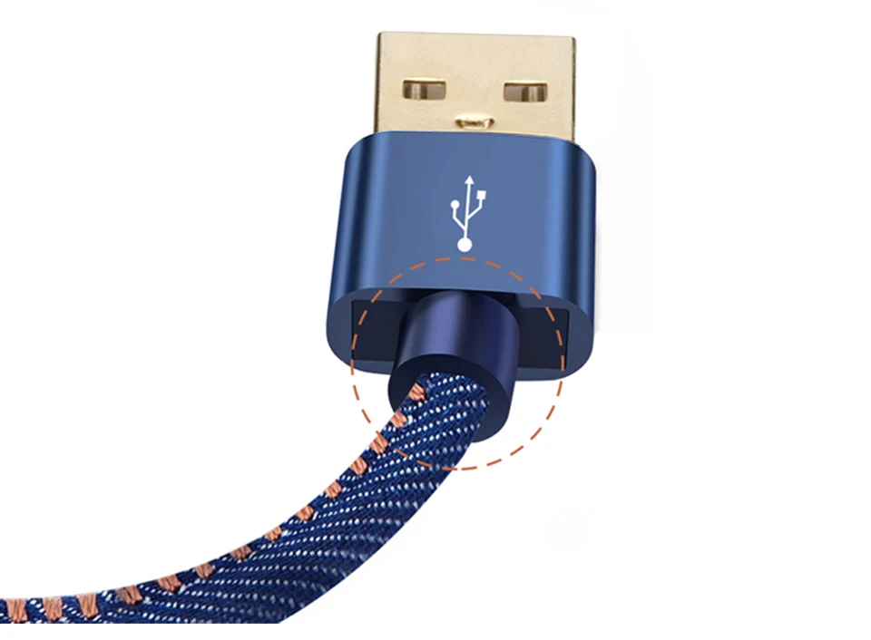 Cowboy Braided Gold-plated Plug Fast Charge Data Cable Micro USB Type C Cables For Samsung Sony Xiaomi Huawei usb Charger (15)