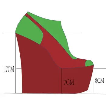 

17cm Heel with 7cm Platfrom Peep Toe Slingback Wedges Custom and Pre-sale