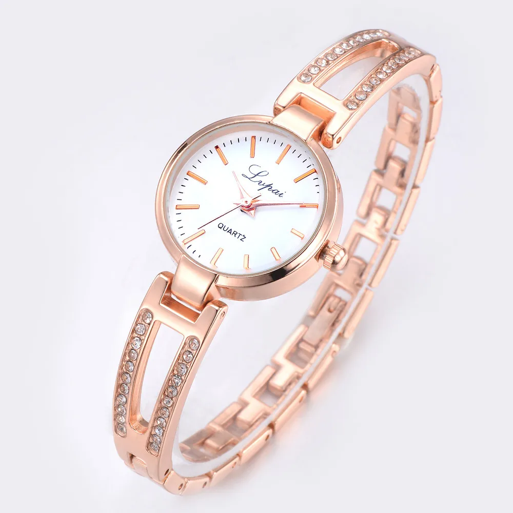 Lvpai Новая мода Повседневное Relogio Feminino Нержавеющая сталь Orologio Донна круглый Баян кварцевые Saat наручные часы Лидер продаж подарок