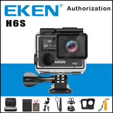 EKEN H6S Ambarella A12 wifi 4K 30FPS экшн-камера 14 МП EIS стабилизация изображения 30 м водонепроницаемая Спортивная камера 170 градусов 1080p