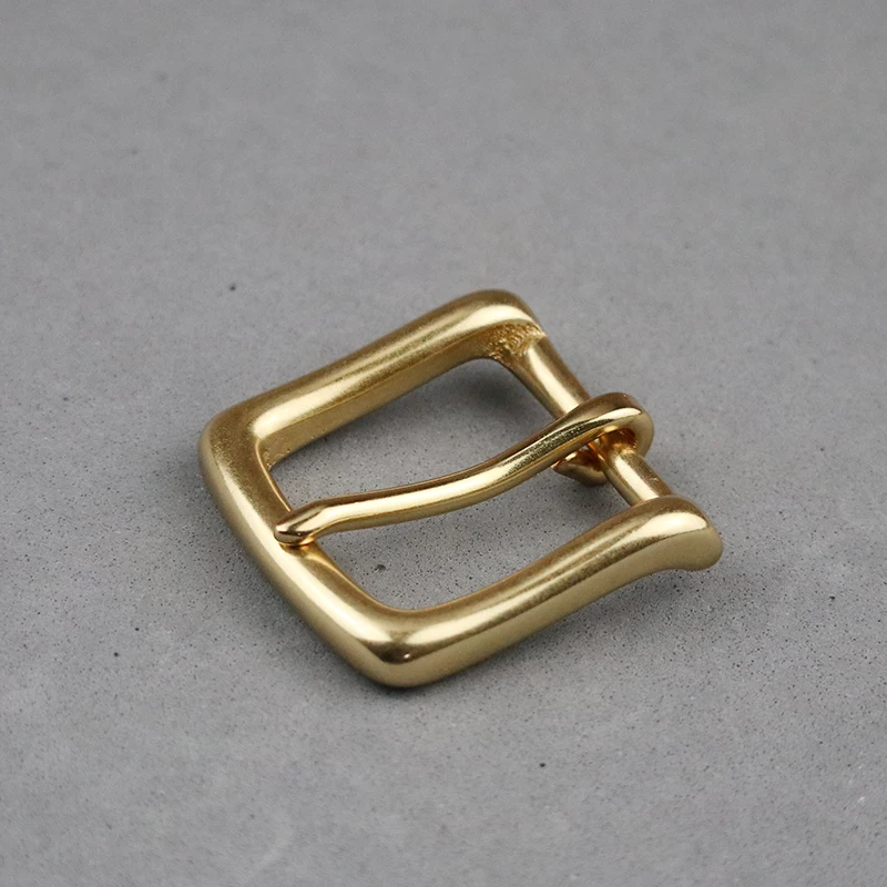 Diy Leather Craft Hardware Bor Solid Brass 31mm Belt Buckle Square Buckle Accessories For