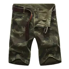 Летние карго 30~ 42 шорты милитари хлопок бренд камуфляж прямые мужские шорты пляжный однотонный мужские повседневные шорты