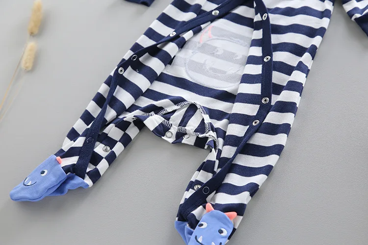 spring and autumn Baby cotton rompers newborn onesie baby girl boy long-sleeved onesie pajamas kids clothes