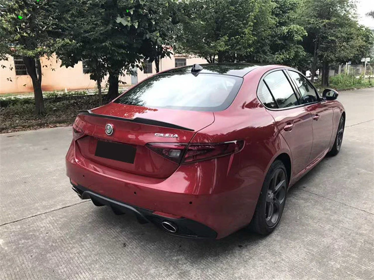 Для Alfa Romeo Giulia спойлер из углеродного волокна автомобиль спойлер заднего крыла для Alfa Romeo Giulia спойлер