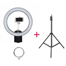 NanGuang CN-R640 V2 Photography Video Studio 640 LED Continuous Macro Ring Light 5600K Day Lighting + 2M Light Stand