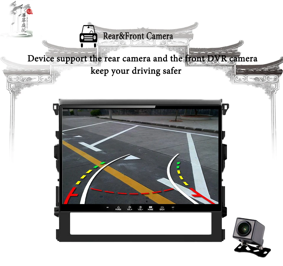Sale IPS 4G RAM 64GB 1024*600 Octa Core Android 9.0 CAR DVD GPS Player For Toyota Land Cruiser 200 LC200 2008-2015 Radio Navi System 4