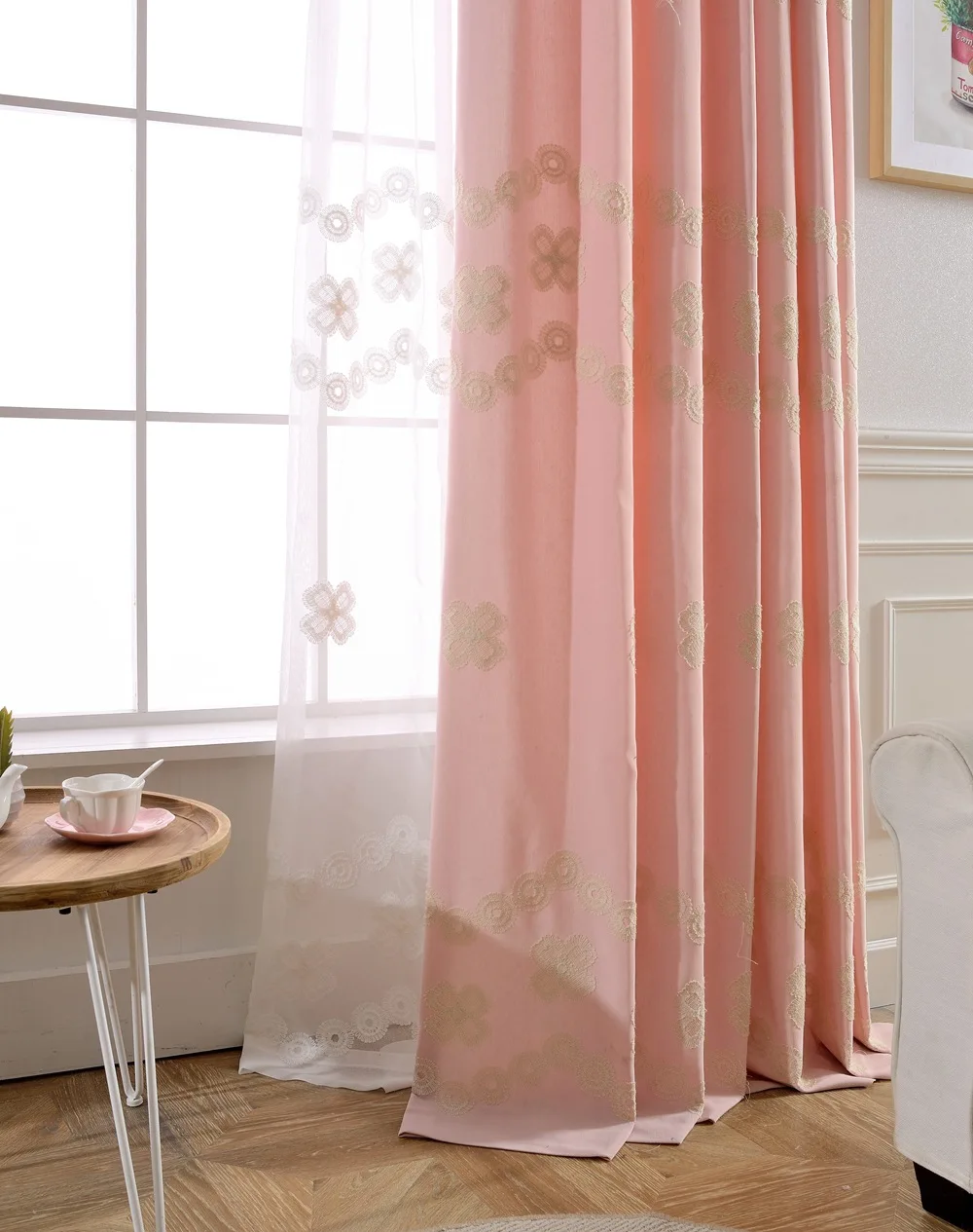 Acquista all'ingrosso online rosa tende per camera da letto da ...