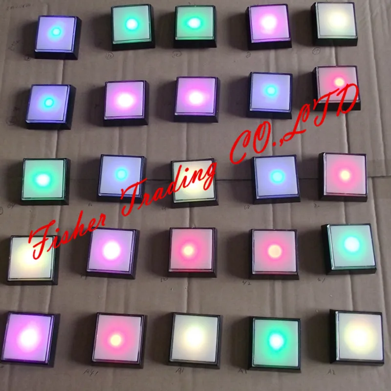 real life room escape prop, memory prop, changing color buttons for room escaping game