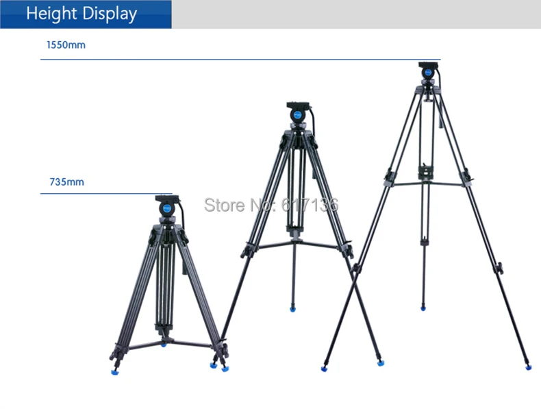 Профессиональный Штатив BENRO KH-25N KH25N из магниевого сплава для видео камеры, гидравлическая головка, сумка для видео штатива, максимальная загрузка 5 кг
