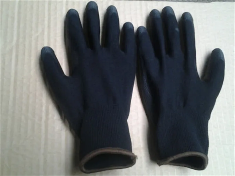 Хорошее качество PU нейлоновые безопасные рабочие перчатки с покрытием для строителей защита ладоней s m l AU Хорошие чистящие инструменты