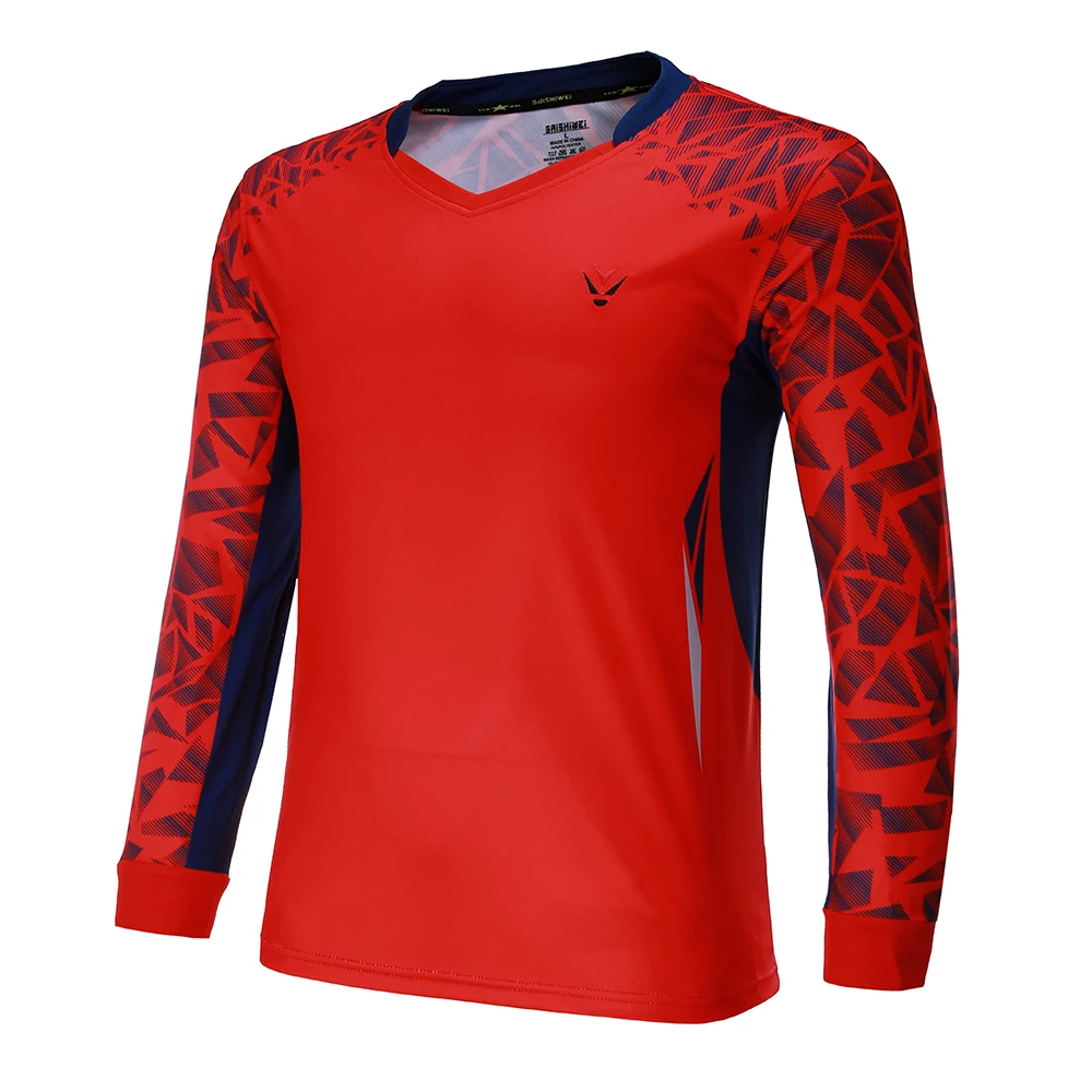 Новые женские/мужские футболки для бадминтона/тенниса, футболки с длинными рукавами для бадминтона, футболки для настольного тенниса, быстросохнущие спортивные костюмы 3875