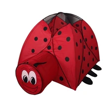 Божья коровка игрушка палатка красный 120*120*110 см Складной Игровой домик детские игрушки Крытый игровой ярд детский манеж портативный океан стресс мяч бассейн