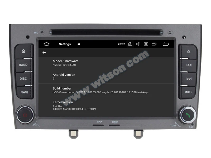 Top WITSON Android 9.0 car dvd player for PEUGEOT 408 2010-2011 4GB RAM 64GB ROM car audio gps dvd car radio car gps dvd player 3