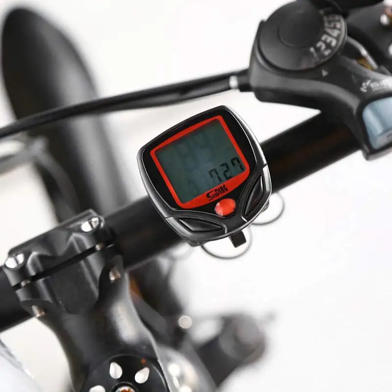 

Sahoo Bicycle Riding Code Table Waterproof Cycling Bike Computer Console LCD Display Screen Computer Speedometer Stopwatch