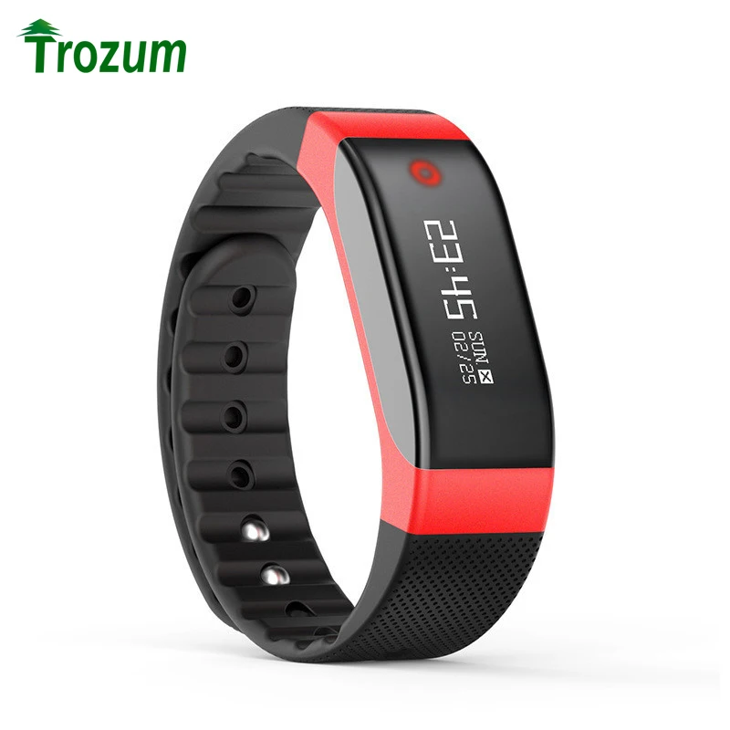 TROZUM Smart Wristband SMA Watch Heart Rate Monitor Bluetooth Android OLED Screen SmartBand Bracelet Pedometer Fitness