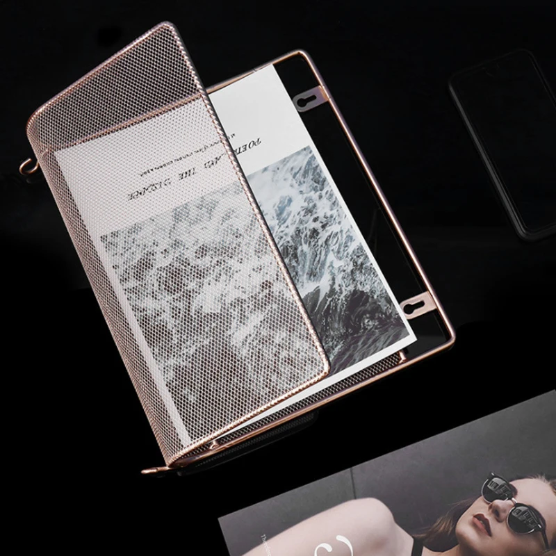 الشمال الفاخرة المعادن الرياح المطاوع الحديد جدار مجلة رف للربط الرف الإبداعية تخزين الرف المنزل تخزين Organizate