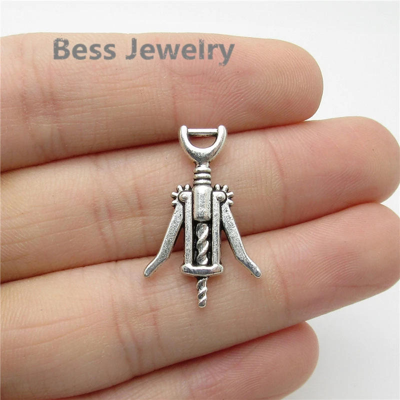 

35pcs(26*17mm) Antique Silver Bottle opener Charms fit for pandora style Bracelets DIY Metal Jewelry Findings