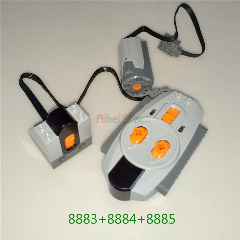 

Aibei Star- Technic compatible Legoed Series Parts: 8883+8884+8885;8884+8885; RC, Remote control receiver and M motor