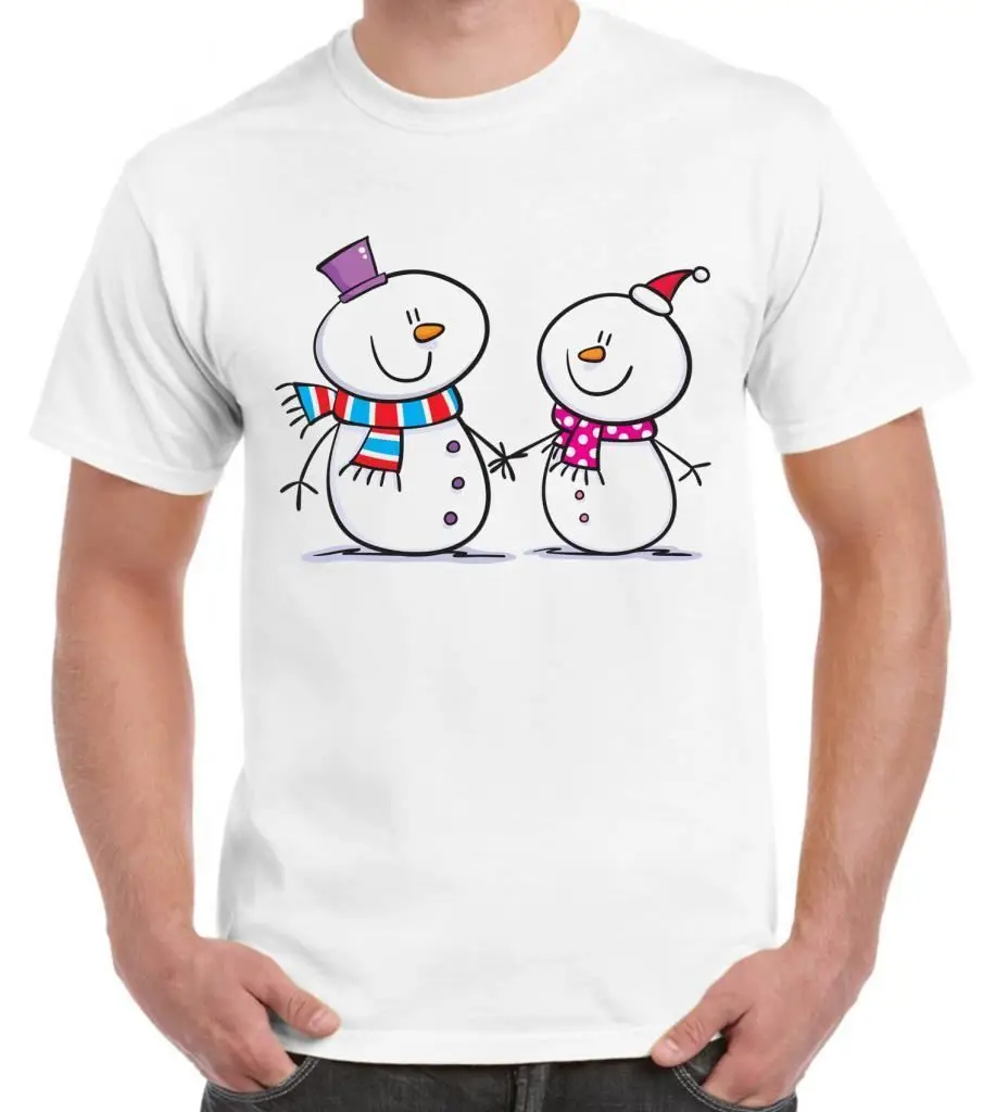 Бизнес shirtscrew Средства ухода за кожей Шеи Для мужчин Новинка Короткие Снеговик и