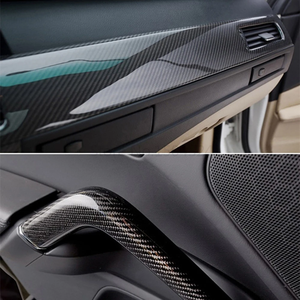 GZXinWei Carbon Fiber Interior Car Dashboard Decoration Strip Car Styling  Sticker : : Car & Motorbike