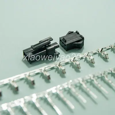 

50 sets SM2.54 3P 3Pin Connector 2.54mm Pin Header+Terminal+Housing