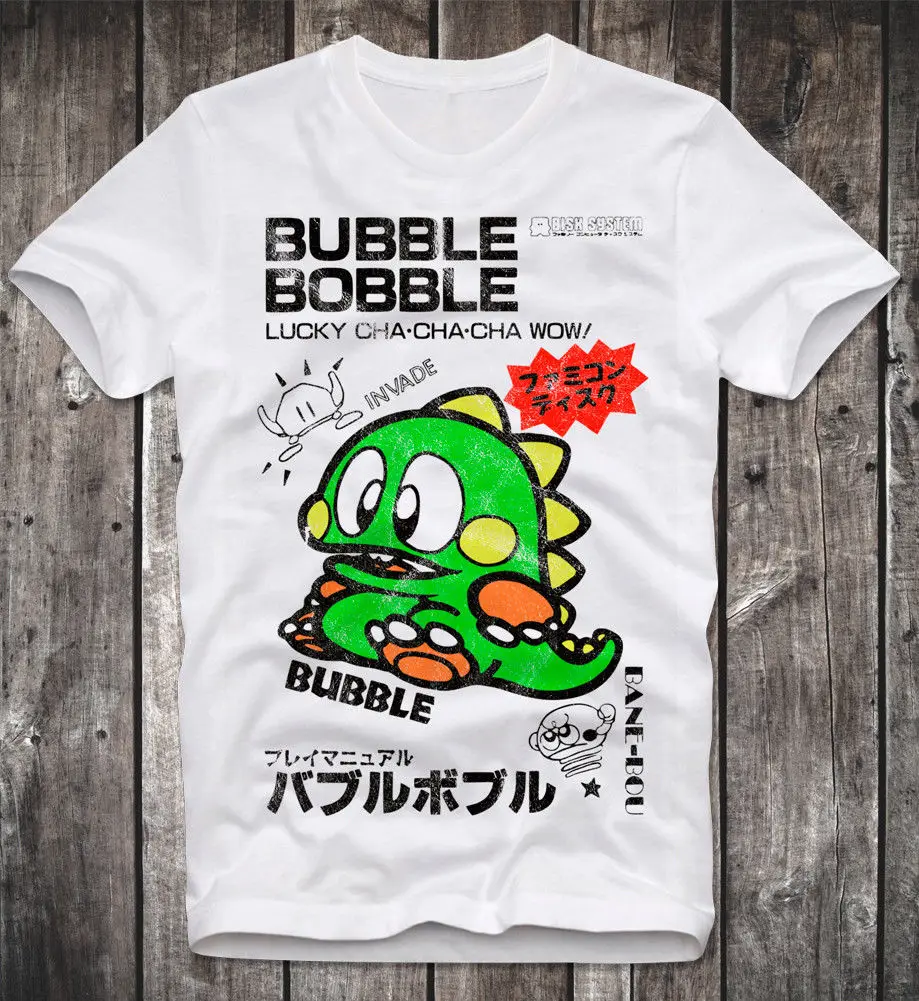 Футболка COMMODORE C64 AMIGA Игры Геймер игровая BUBBLE BOBBLE культ Урожай ретро хип-хоп