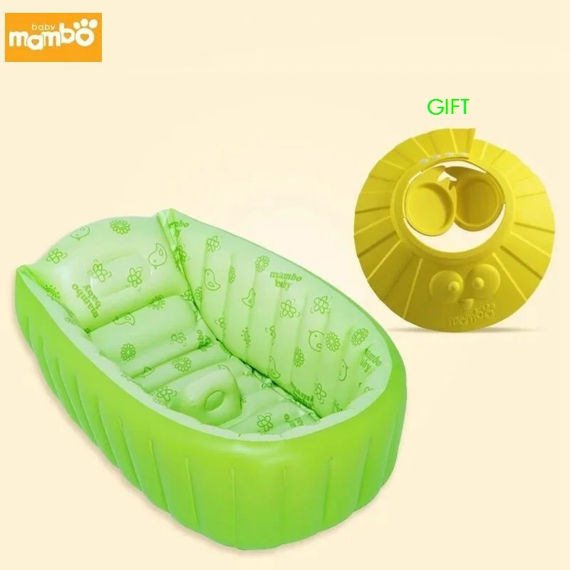spessore regolabile da bagno gonfiabile vasca da bagno bambino fioritura bambino scherza regalo shampoo cap bagno