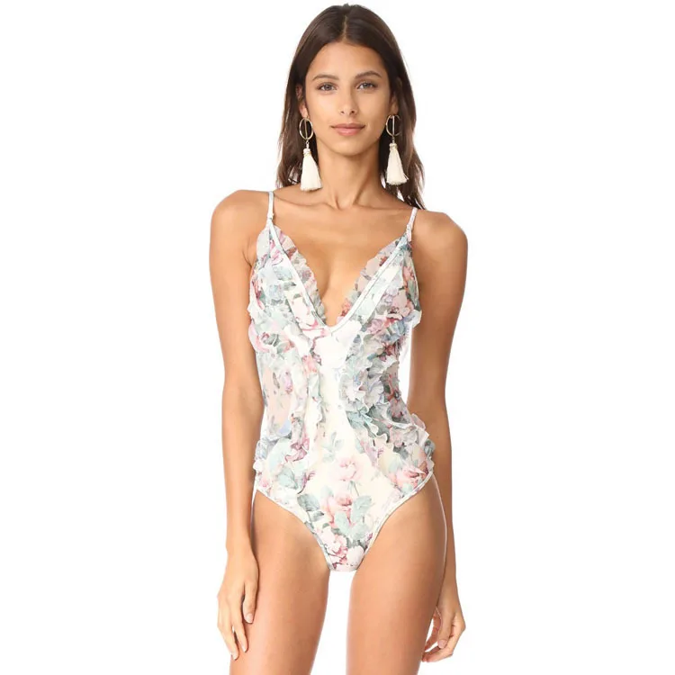 

Swimsuit Sports Sexy Bikini Push Up Biquini Monokini Swimming Suit Women's Swimwear Australian Back Strap Heavy Industry