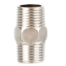 1 PC New 1/2″ Male x 1/2″ Male Hex Nipple Stainless Steel Threaded Pipe Fitting NPT SA532 Hot Selling P40