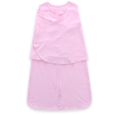 0-6 месяцев хлопка пеленать Обёрточная бумага одноцветное детское постельное белье одеяла, конверты для новорожденных мягкий спальный мешок для малышей мешки сна - Цвет: fense