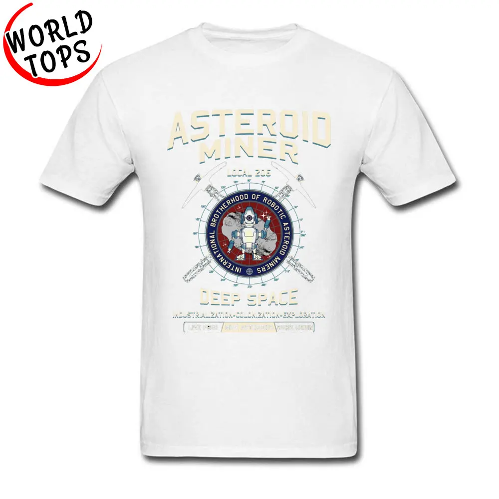 Party Short Sleeve Tees Autumn Round Neck Pure Cotton Boy Top T-shirts Asteroid Mining 19822 Party Top T-shirts 2018 New Asteroid Mining 19822 white