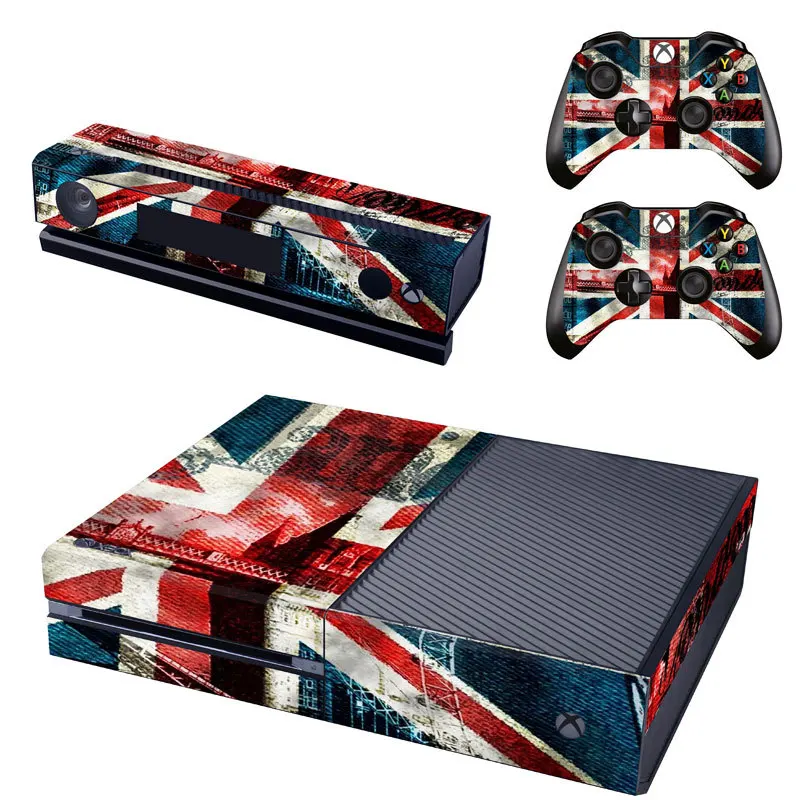 British flag Skin Sticker Protector for Microsoft Xbox One and 2