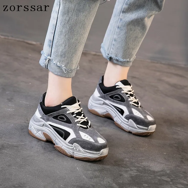

Zorssar 2019 Breathable Mesh Women Casual Shoes Vulcanize Female Fashion Sneakers Lace Up high-top Leisure Footwears