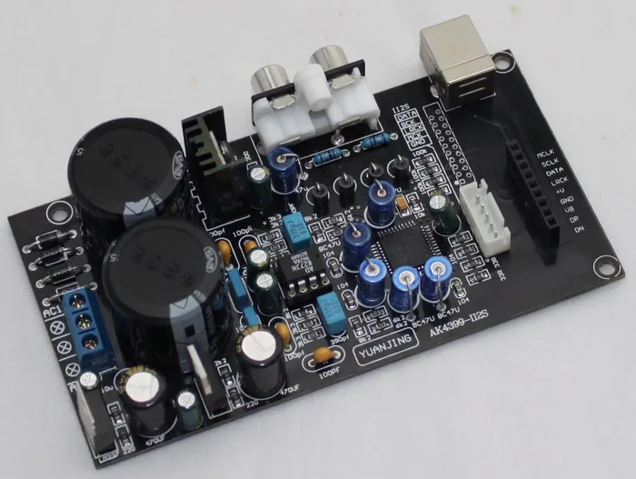 AK4399EQ + AD827 DAC усилитель плата/домашний аудио плата/DAC плата с USB интерфейсом |