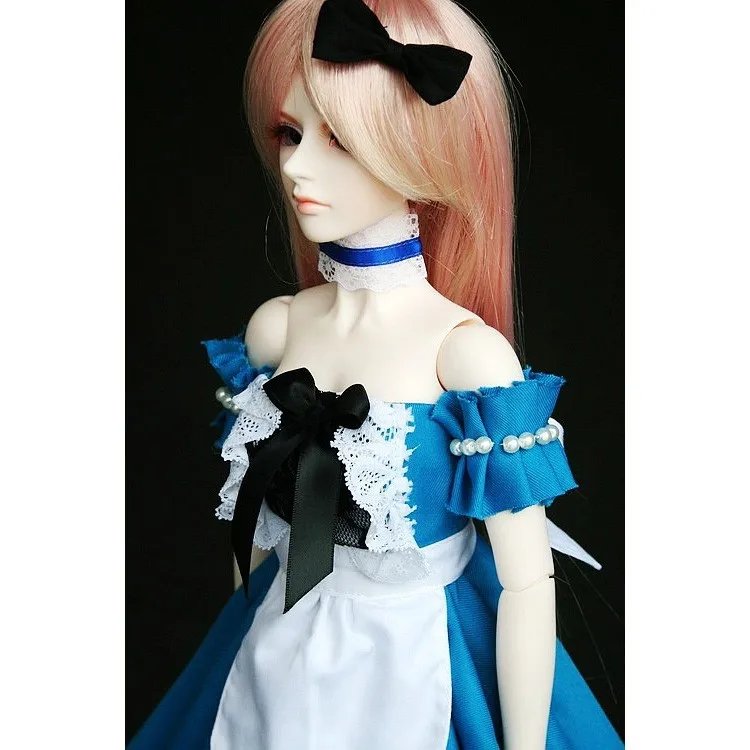 [Wamami] 247# Alice blue платье/рубашка/костюм для 1/4 MSD 1/3 SD DZ AOD BJD Dollfie