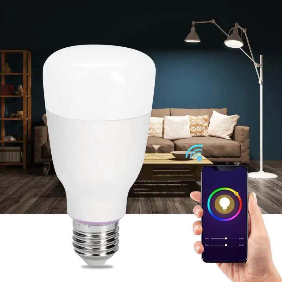 10W 220V LED Smart Light Lamp Bulb With Voice Control Dimming Adjustable Color Temperature For Parlor Bulbs