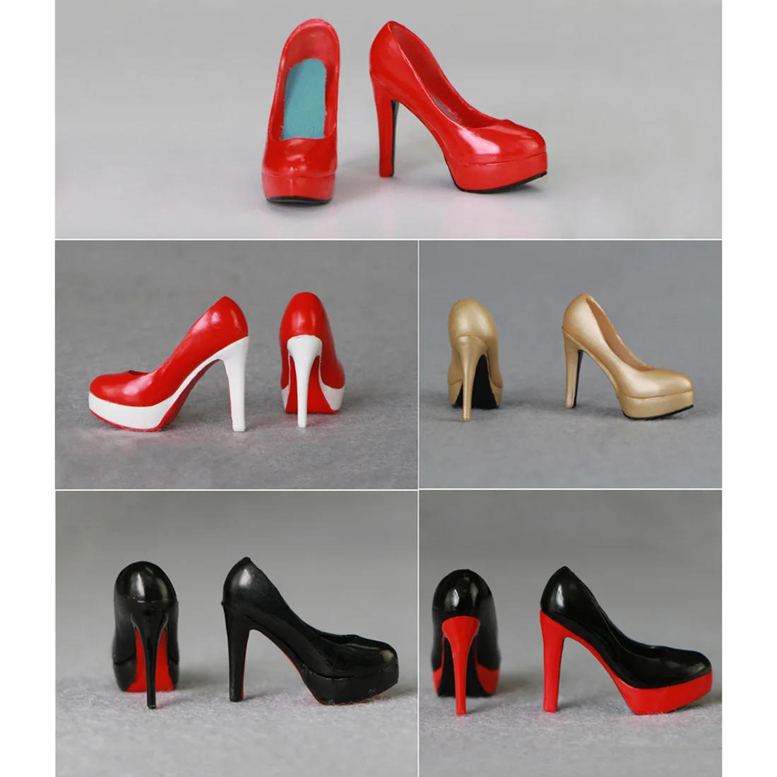 

2019 Hot Sale High Heels Shoes For 1/6 Scale Action Female Figure Model Educational Toy Gifts For Kids Children Adults 5 Colors